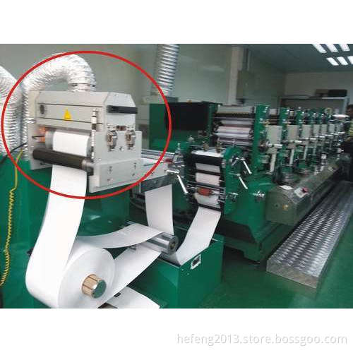 Corona Install In Stop-cylinder Press